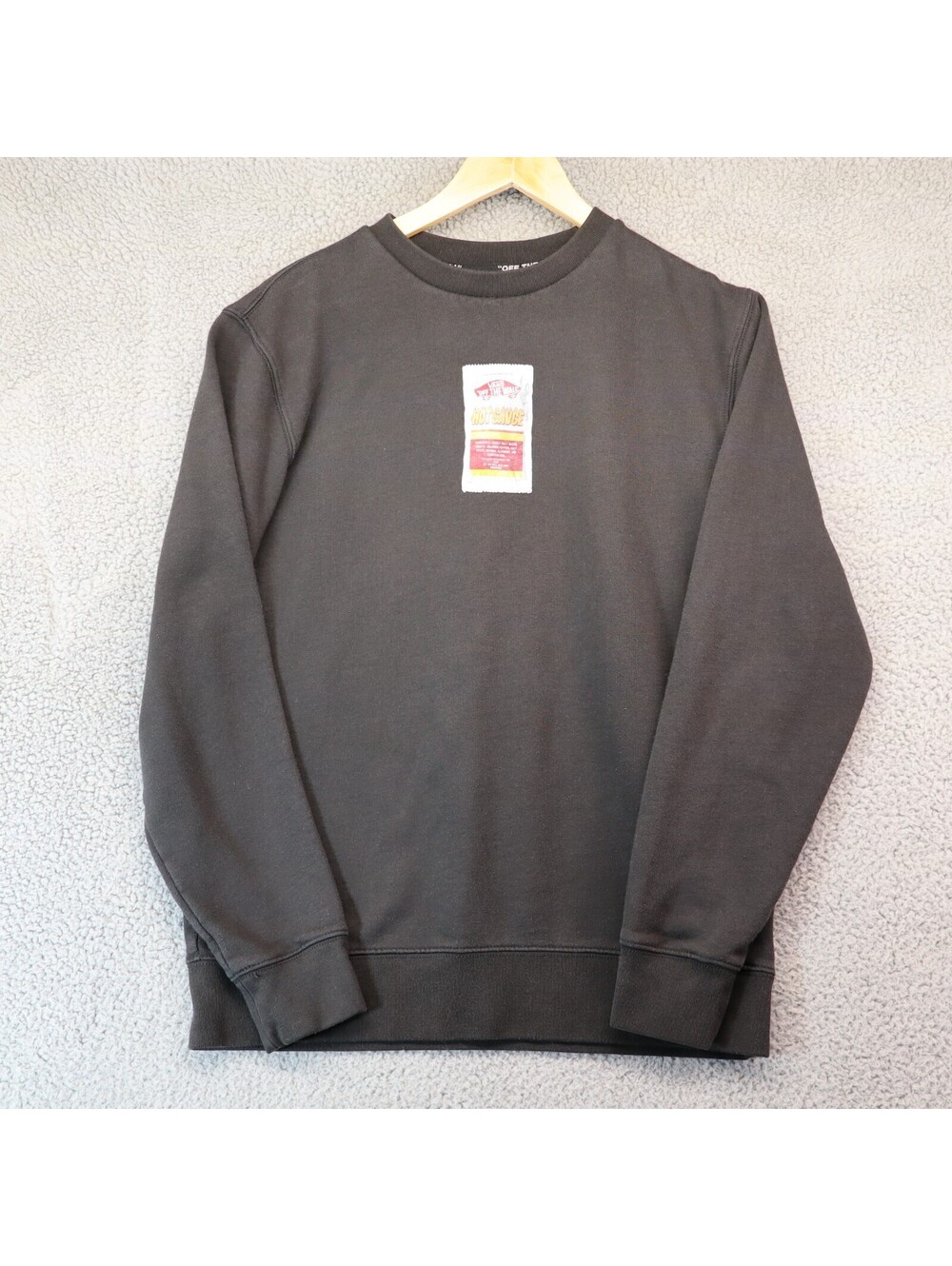 Vans Sweater Hot Sauce Packet Men Small Crew Skate Street